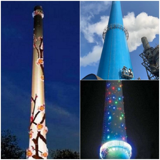 煙囪美化公司美化環(huán)境、提升城市形象貢獻(xiàn)力量！
